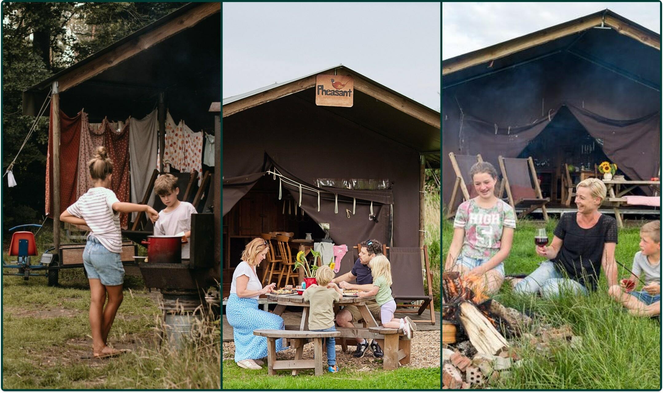 Moments en famille lors d'un séjour Un Lit au Pré à la ferme