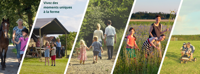 Photos des moments précieux en famille lors d'un séjour insolite à la ferme.